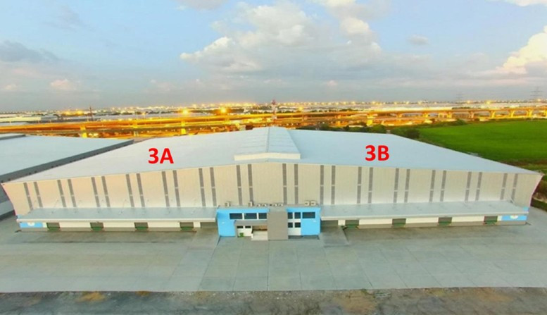 For Rent, 📦 WAREHOUSE Size: 4,845 sq.m. / 5,060 sq.m. / 7,415 sq.m. 🟠 Orange Zone with Dots 📍 Bangna KM.38, Bang Pakong, Chachoengsao  – รูปที่ 3