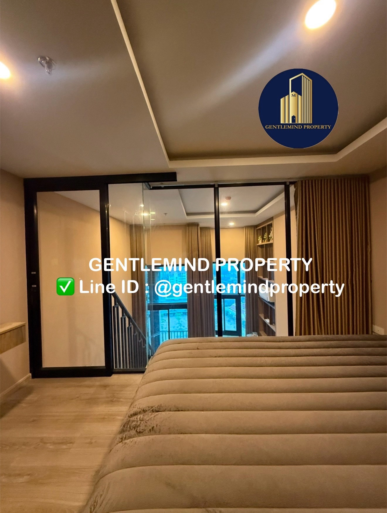 🔥🔥🔥HOT DEAL!!!  ✅ SPECIAL PRICE 13,500 baht ☀️✨🍒Rent: Ken Attitude Rattanathibet  🎁 ห้องแบบ Duplex 2 ชั้น แบ่งโซนแต่ละห้องชัดเจน | ✅Line ID : @gentlemindproperty – รูปที่ 4