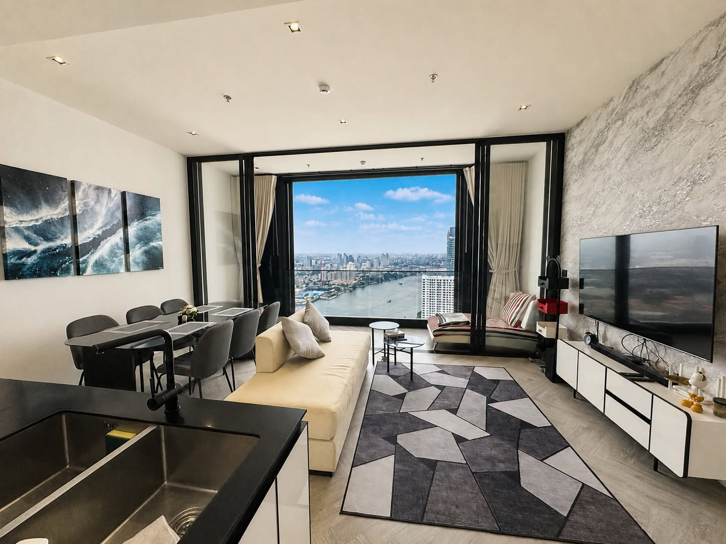 🌇 For rent 𝗖𝗛𝗔𝗣𝗧𝗘𝗥 𝗖𝗛𝗔𝗥𝗢𝗘𝗡𝗡𝗔𝗞𝗛𝗢𝗡 – 𝗥𝗜𝗩𝗘𝗥𝗦𝗜𝗗𝗘 | 42nd floor | View of the Chao Phraya River curve 🌊 | 2 bedrooms, 79 sq m. | Near ICONSIAM 🌇 For rent 𝗖𝗛𝗔𝗣𝗧𝗘𝗥 𝗖𝗛𝗔𝗥𝗢𝗘𝗡𝗡𝗔𝗞𝗛𝗢𝗡 – 𝗥𝗜𝗩𝗘𝗥𝗦𝗜𝗗𝗘 | 42nd floor | View of the Chao Phraya River curve 🌊 | 2 bedrooms, 79 sq m. | Near ICONSIAM