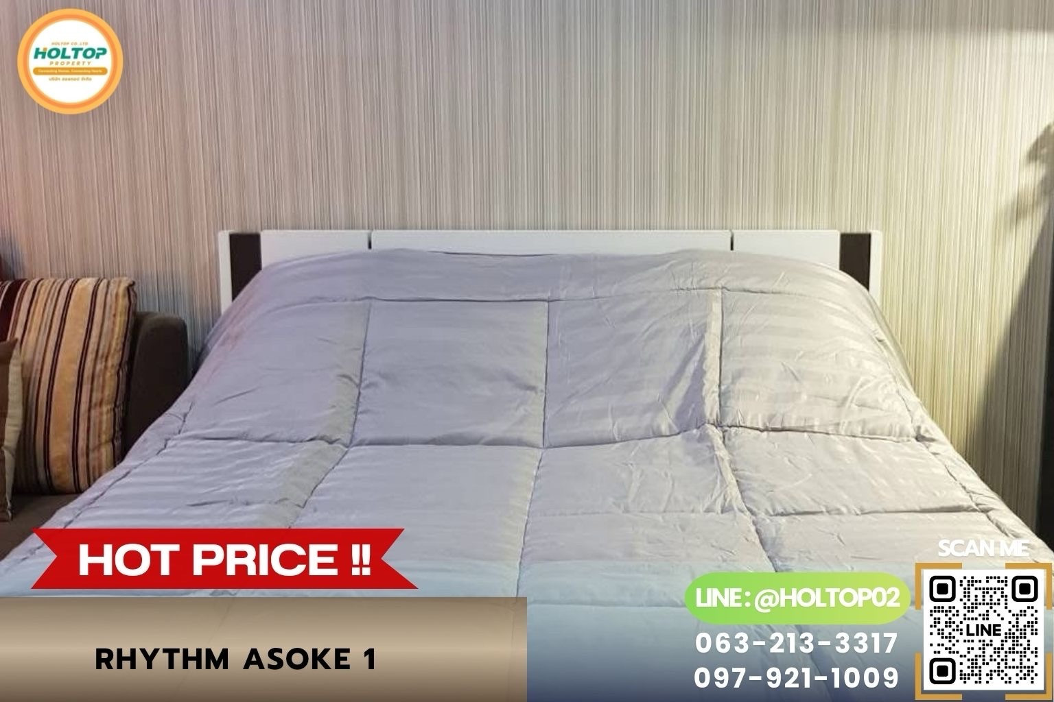 #Z6319 ให้เช่าคอนโด Rhythm Asoke 1