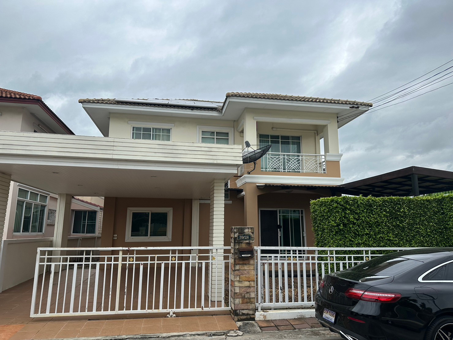 หัวข้อประกาศ ให้เช่า บ้านเดี่ยว 2 ชั้น  4 ห้องนอน 2 ห้องน้ำ 1 ห้องครัว และ 1 ห้องทำงานชั้น 1 จอดรถได้ 2 คัน พื้นที่ใช้สอยรวม 180 ตารางเมตร สภาพดี มีแอร์ทุกห้องราคา 25,000 บาท ต่อเดือน  – รูปที่ 2