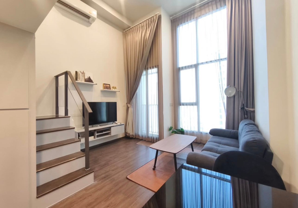 เช่าคอนโด 🌃 KnightsBridge Space Rama 9 1นอน (Duo Space เพดานสูง) 39ตร.ม. ชั้น 23 25K เช่าคอนโด 🌃 KnightsBridge Space Rama 9 1นอน (Duo Space เพดานสูง) 39ตร.ม. ชั้น 23 25K