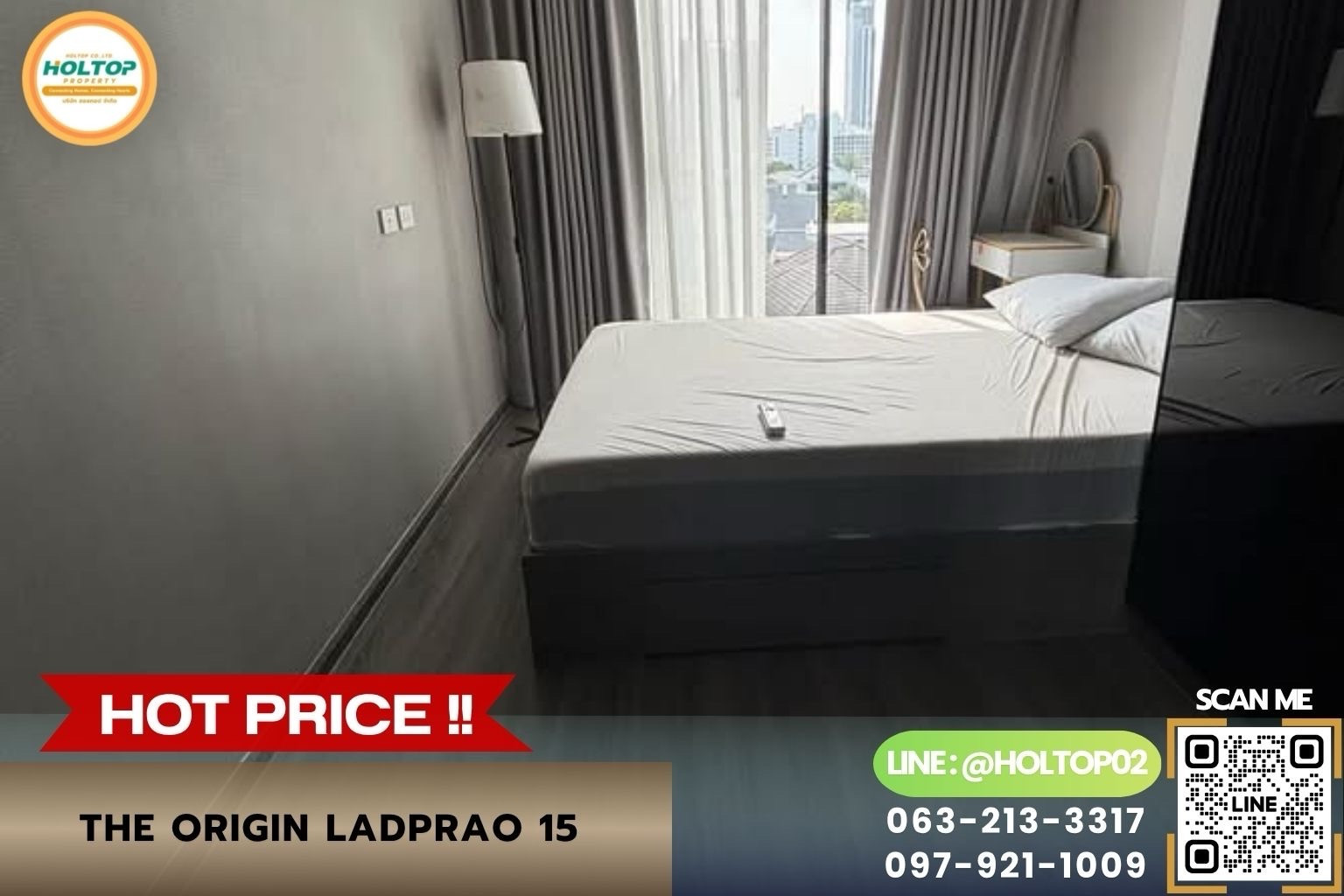 #Z6314 ให้เช่าคอนโด The Origin Ladprao 15