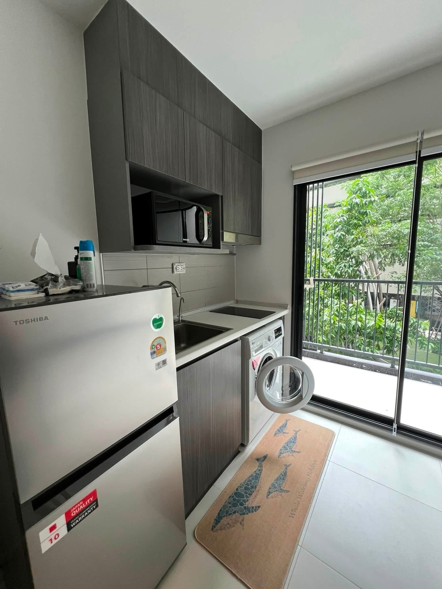 🏡 Elio Del Nest Udomsuk | Rare Garden View พร้อมเข้าอยู่ 17  พฤศจิกายน 2569  🌳 ห้องวิวสวนสีเขียวแบบนี้ line @900cqqhk tel 0859114585  – รูปที่ 4