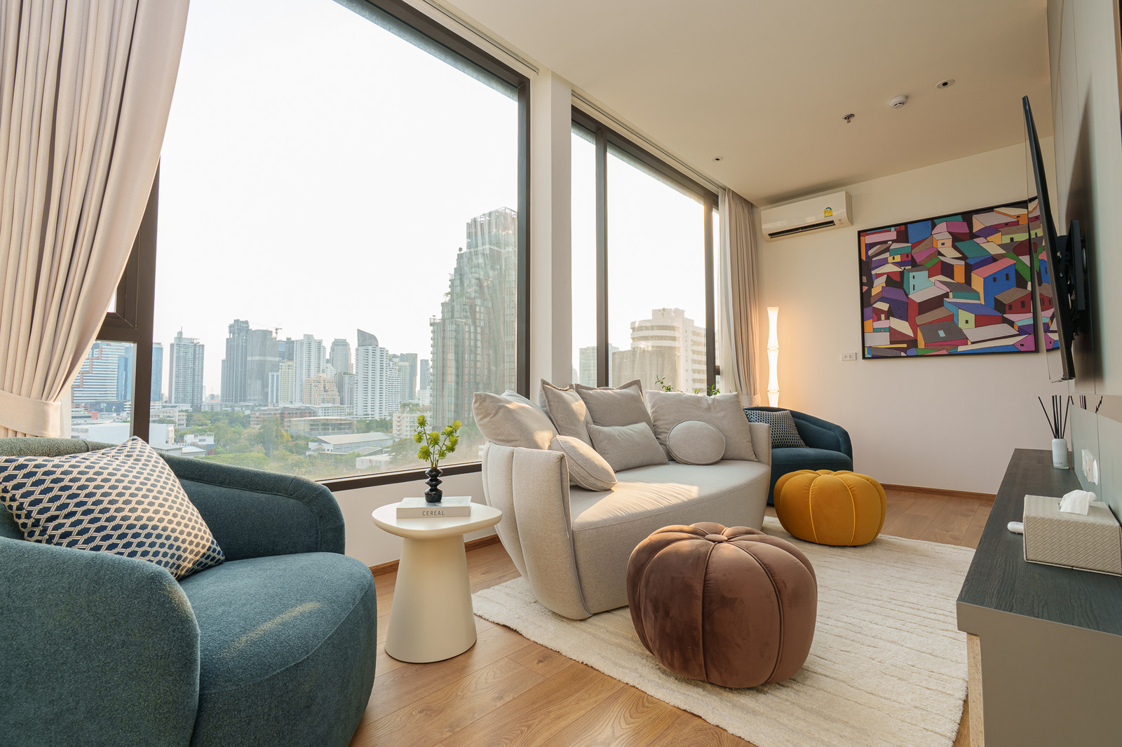 Exclusive Listing – Rare Combined 3-Bedroom Unit at The Fine Bangkok Thonglor-Ekamai for rent