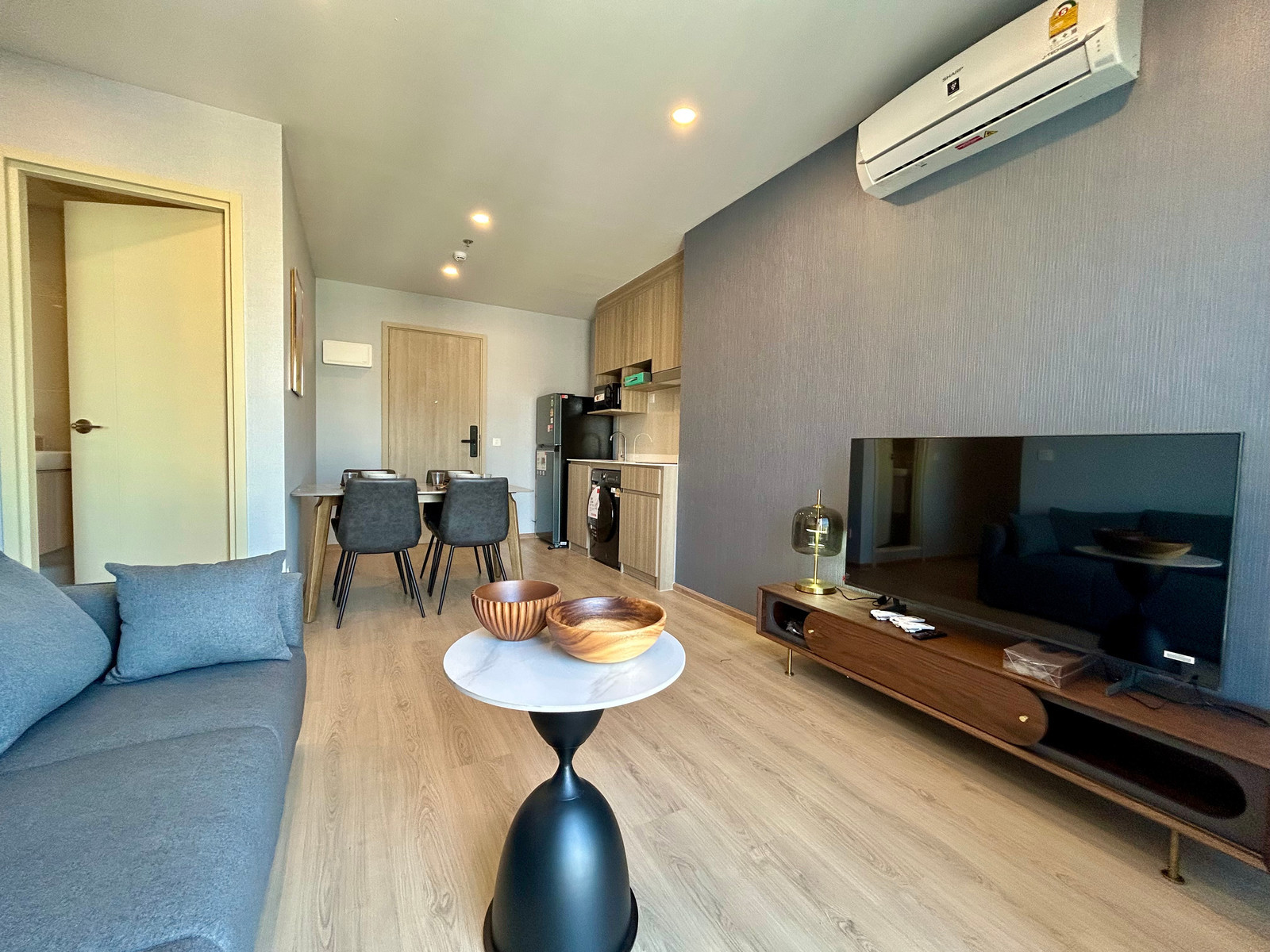 ให้เช่าด่วน!!! ห้องใหม่! Life Rama4-Asoke วิวสวยจึ้ง!  BTS อโศก,MRT สุขุมวิท 60ตรม พร้อมอยู่ เพียง 45,000บาท/เดือน – รูปที่ 3
