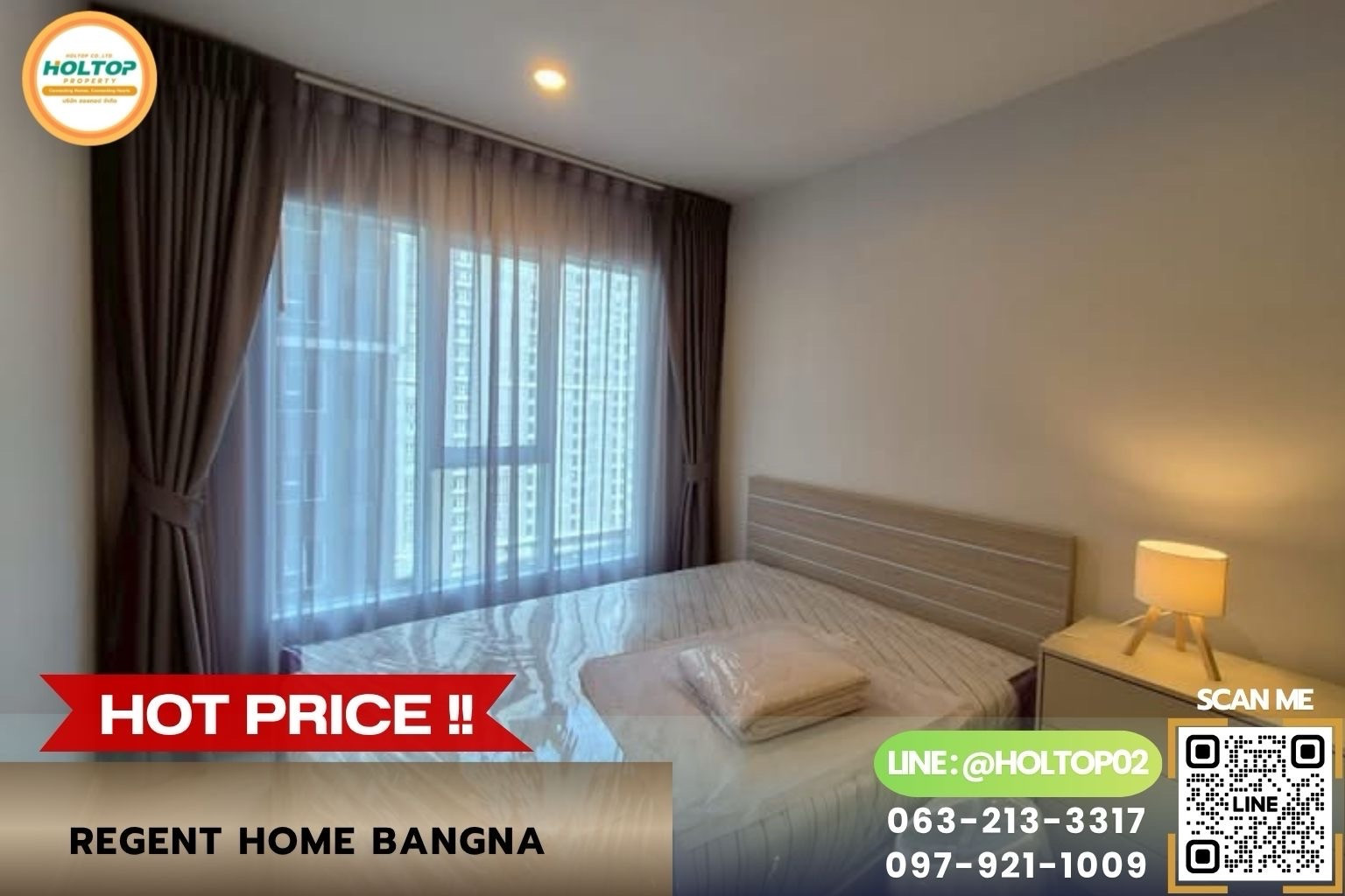 #Z6318 ให้เช่าคอนโด Regent Home Bangna