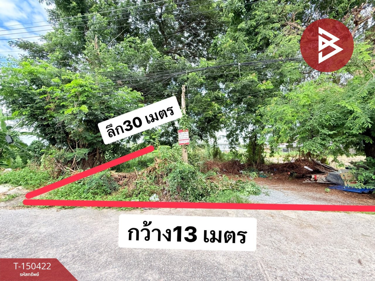 Empty land for sale, area 100 sq m, Somphong Village. Khlong Yong-Salaya Nakhon Pathom – รูปที่ 2