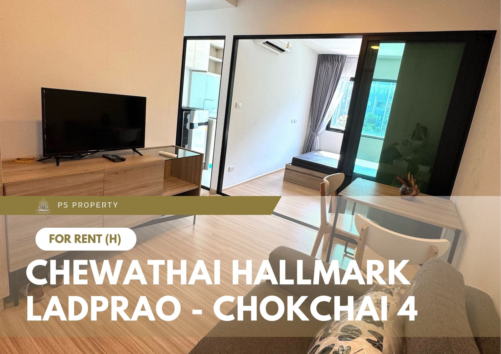 For Rent 📍 Chewathai Hallmark Ladprao - Chokchai 4 📍 Fully furnished and equipped with appliances; near MRT Ladprao. For Rent 📍 Chewathai Hallmark Ladprao - Chokchai 4 📍 Fully furnished and equipped with appliances; near MRT Ladprao.