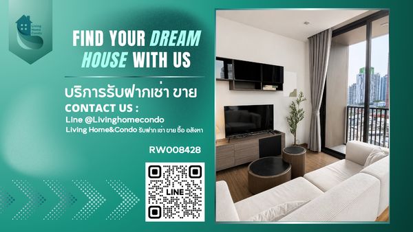 ให้เช่าคอนโด The Line Sukhumvit 71 สไตล์ Modern Contemporary ห้องเรียบ สวย เท่ ใกล้ BTS พระโขนง -RW008428