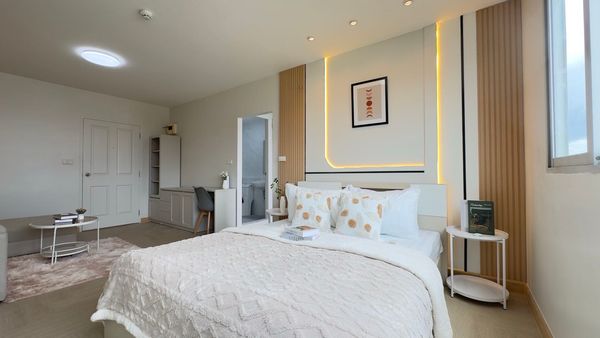📍Pin a condo near the airport >>🏠 D Condo On Nut - Suvarnabhumi, next to Lat Krabang Road 🛒 Want a condo near the airport, near the mall, easy living, must be this room!!