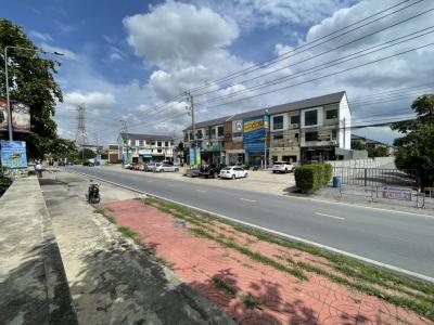 ขายที่ดิน ติดถนนเลียบคลองรังสิต (ติวานนท์) ใกล้ตลาดชุมชนวัดเทพสรธรรมาราม เหมาะทำธุรกิจ ขนาด 8-2-82 ไร่