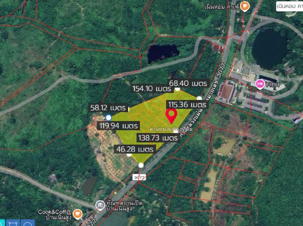 🌿 Land for sale, 16 rai, Prachinburi, near Khao Yai | Noen Hom, 2.5 million baht per rai, Noen Hom Subdistrict, Mueang Prachinburi District, Tel. 084-694-8888, location near Khao Yai - Khao Noen Hom, natural atmosphere.