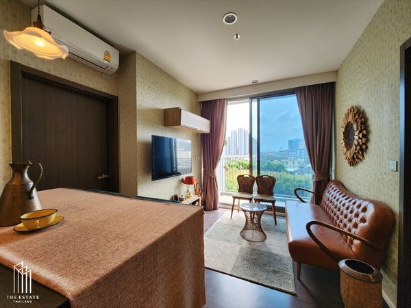 For rent Whizdom Inspire Sukhumvit near BTS Punnawithi, corner unit with garden view @32,000 Baht