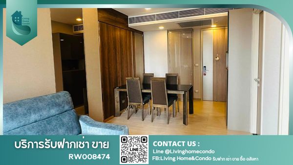 ให้เช่าคอนโด One9Five Asoke-Rama9 ชั้นสูง วิวสระ เฟอร์ครบ พร้อมเข้าอยู่ ใกล้เซ็นทรัลพระรามเก้า MRT พระรามเก้า-RW008474