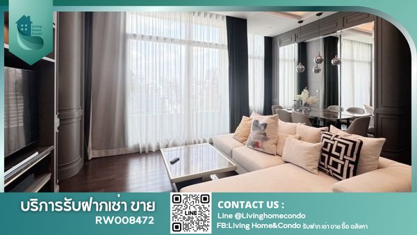 ให้เช่าคอนโด The Diplomat 39 2BED ชั้นสูง วิวเมือง ห้องสวย  Fully Furnished พร้อมเข้าอยู่ ใจกลางพร้อมพงษ์ ใกล้ BTS พร้อมพงษ์-RW008472 