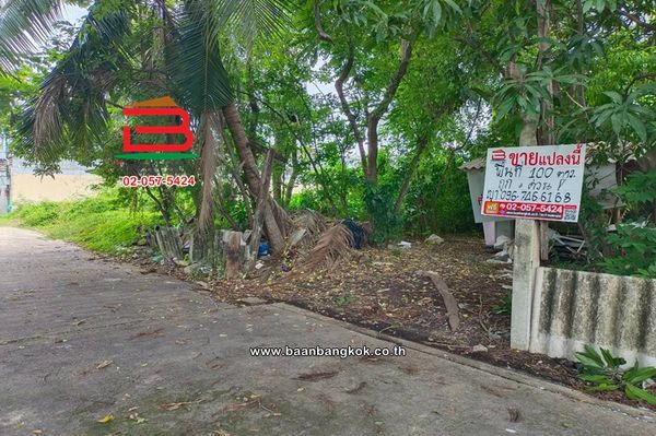 Empty land, area 100 sq m., Soi Tiwanon-Pak Kret 27, Tiwanon-Pak Kret Road, Bang Phut Subdistrict, Pak Kret District, Nonthaburi.