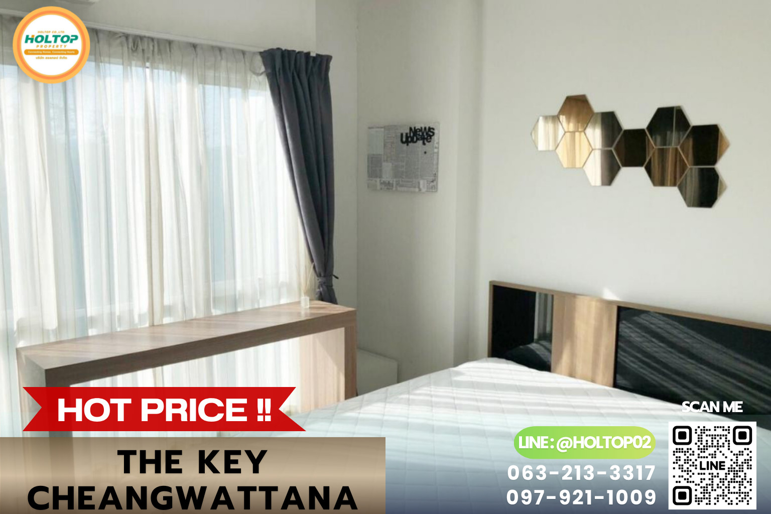#E1534💕070969For Sale Condo The Key Chaengwattana #E1534💕070969For Sale Condo The Key Chaengwattana