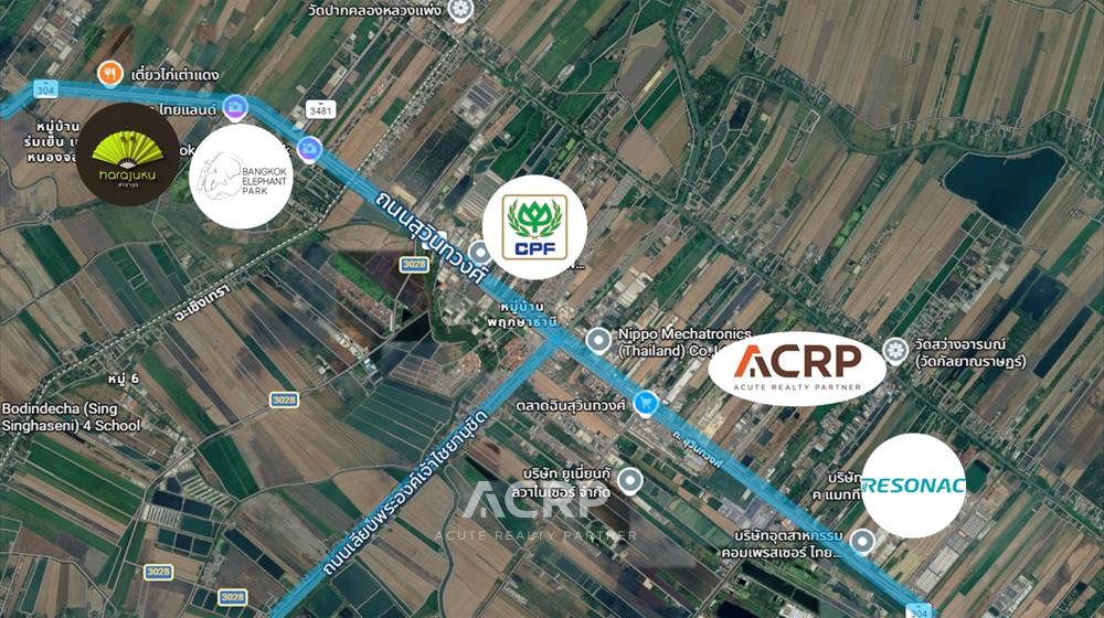Large land plot for sale in Sahachok Wattana Project, Suwinthawong Road, Chachoengsao Province – รูปที่ 4