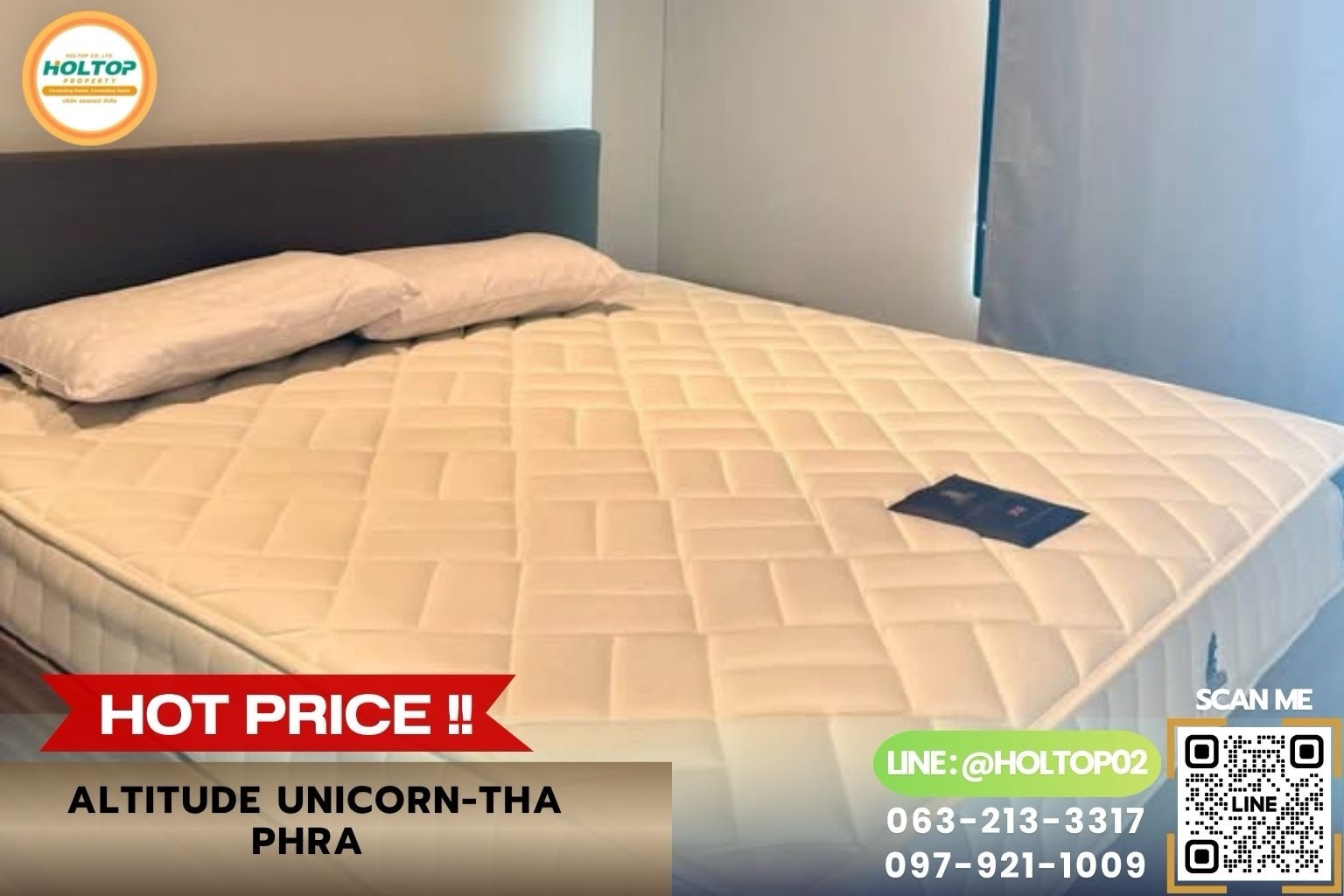 #Z6340 ให้เช่าคอนโด Altitude Unicorn-Tha Phra #Z6340 ให้เช่าคอนโด Altitude Unicorn-Tha Phra