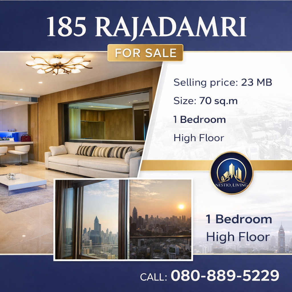 185 rajadamri : 1 br. high floor size 70 sq.m 185 rajadamri : 1 br. high floor size 70 sq.m