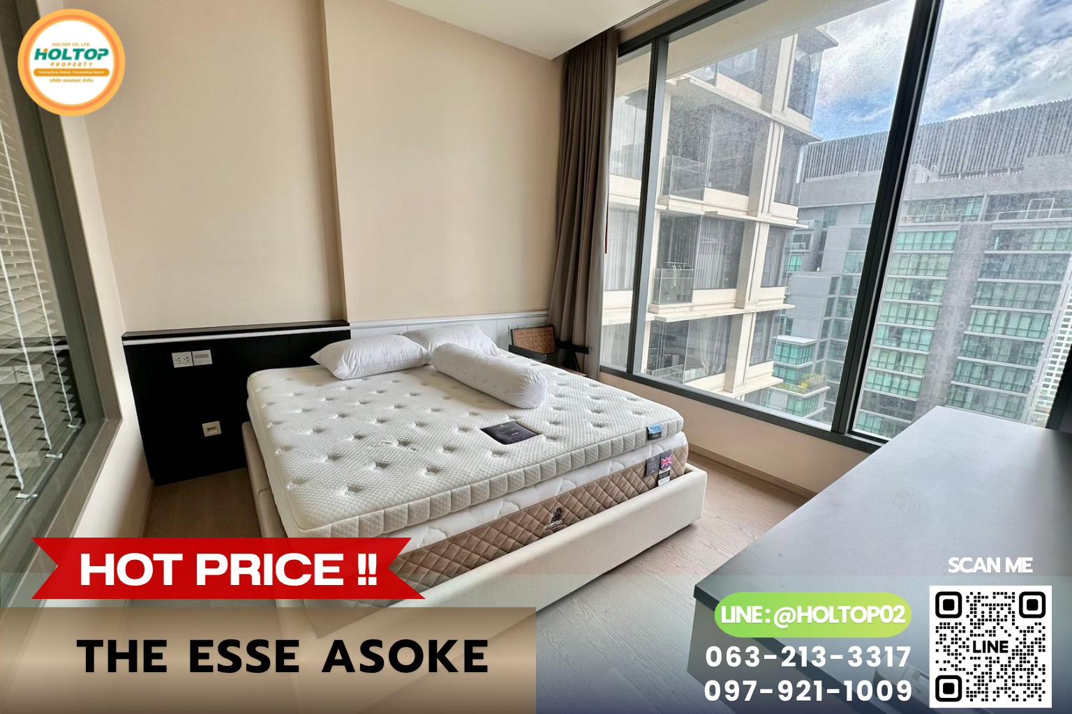 #E1529💕070969For Rent Condo The Esse Asoke