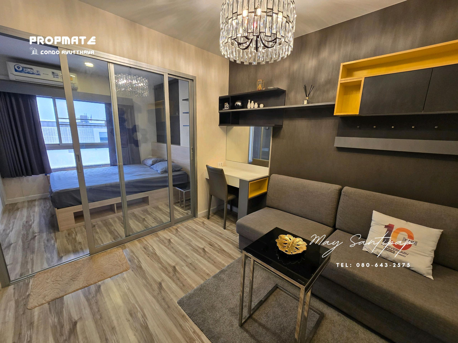 Condo for rent Plus Ayutthaya, next to Lotus