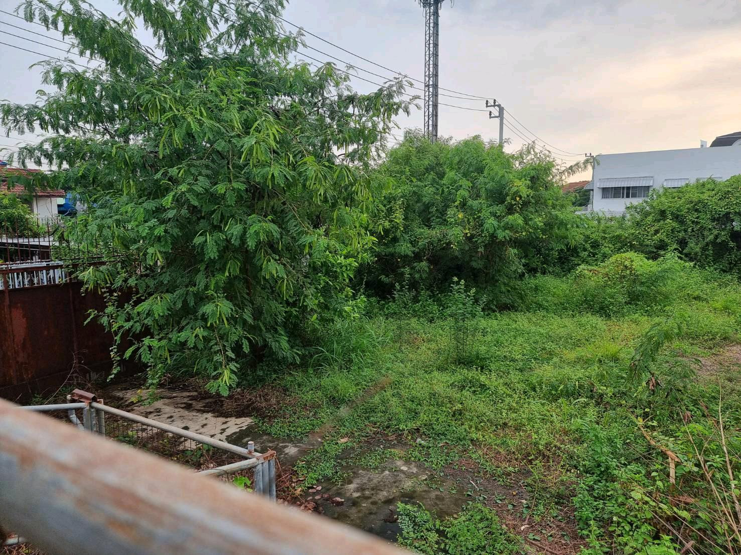 Land for sale, already filled, 200 sq m, along the expressway - Ekkamai Ramindra. Soi Pradit Manutham 23, only 100 meters from the road, suitable for building a house, office, warehouse. – รูปที่ 4
