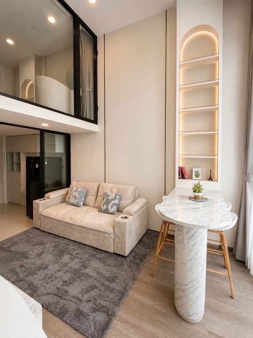 [For Rent] Condo So Origin Kaset Interchange 〰️ Beautifully decorated room, ready to move in 🪞