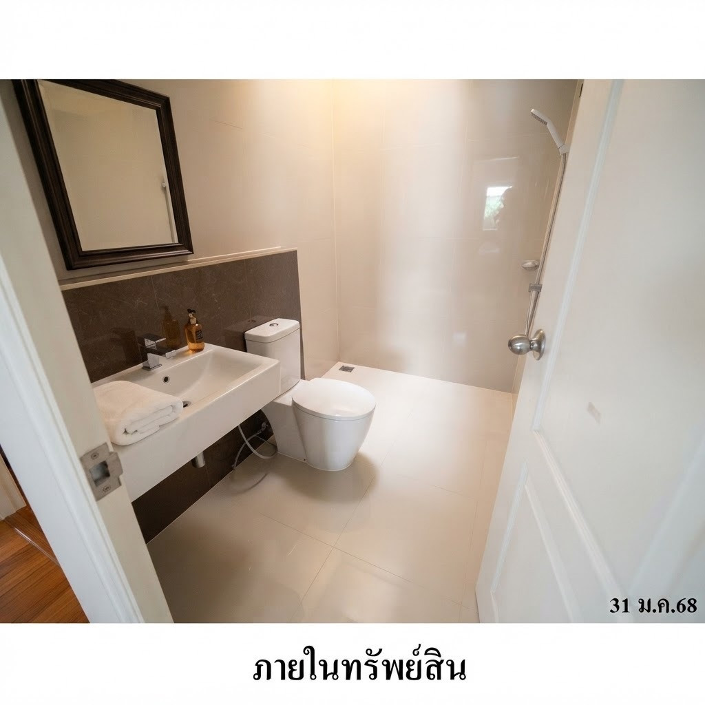 3-story townhome, Infinity, Bang Bluai-Sai Noi, large house, 3 bedrooms, 4 bathrooms, area 21.3 sq m., single house function. Prime location near Phimonrat Municipality, convenient transportation, easy connection to main roads. Great value price of only 3 – รูปที่ 4
