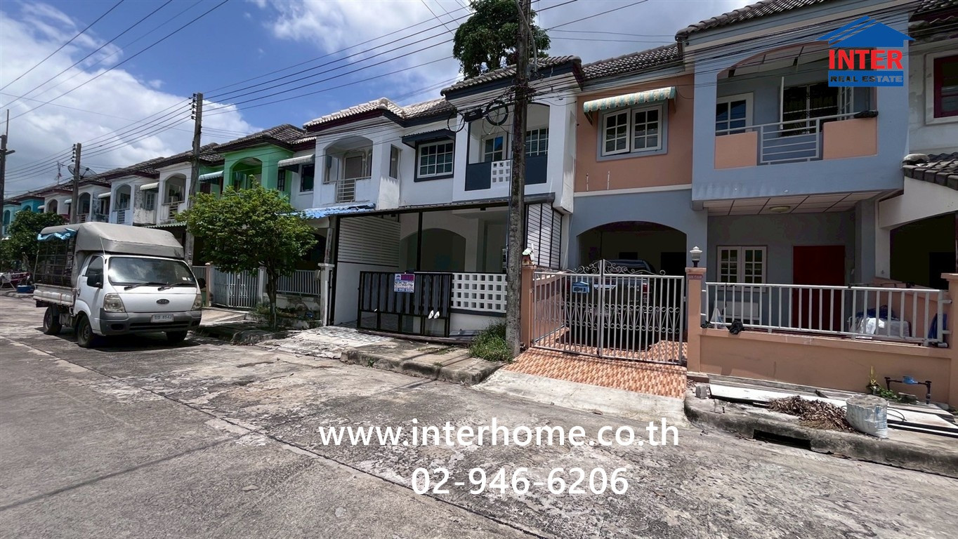 Townhouse, 2 floors, 19 sq m, Narumon Villa Village 3, Rangsit-Khlong 9, Soi Narumon Villa Village 3. Narangsit-Nakhon Nayok Road Road along Khlong 9, Thanyaburi, Pathum Thani – รูปที่ 3