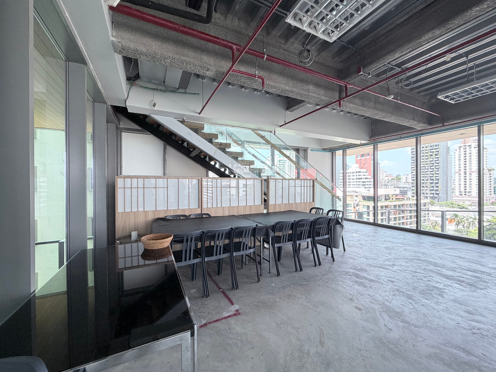 Duplex Space in a Grade A office, 250m from BTS Asok or MRT Sukhumvit.