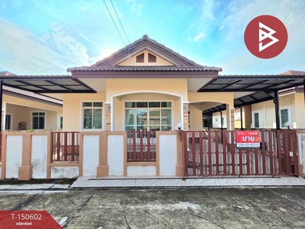 Single house for sale, area 56 square meters, Chaiyaphruek Ville Village, Ban Chang, Rayong.