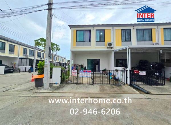 Townhouse, 2 floors, 23.9 sq m, The Connect Village. Suvarnabhumi-Kingkaew Soi King Kaew 37, King Kaew Road, King Kaew Road 37, Bang Phli, Samut Prakan