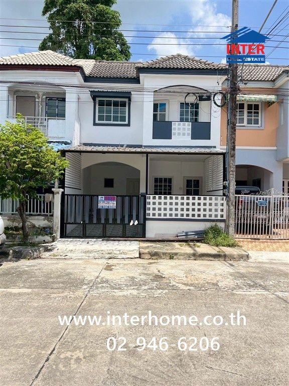 ทาวน์เฮ้าส์ 2 ชั้น 19 ตร.ว. หมู่บ้านนฤมลวิลล่า3 รังสิต-คลอง9 ซอยหมู่บ้านนฤมลวิลล่า3 ถนนนรังสิต-นครนายก ถนนเลียบคลอง9 ธัญบุรี ปทุมธานี 