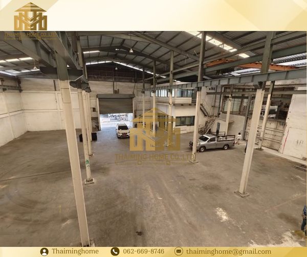 ให้เช่า โกดัง คลังสินค้า 1,400 ตรม. พร้อมออฟฟิศ ใกล้รถไฟฟ้า ถนนเทพารักษ์ สมุทรปราการ (TW8-30126)