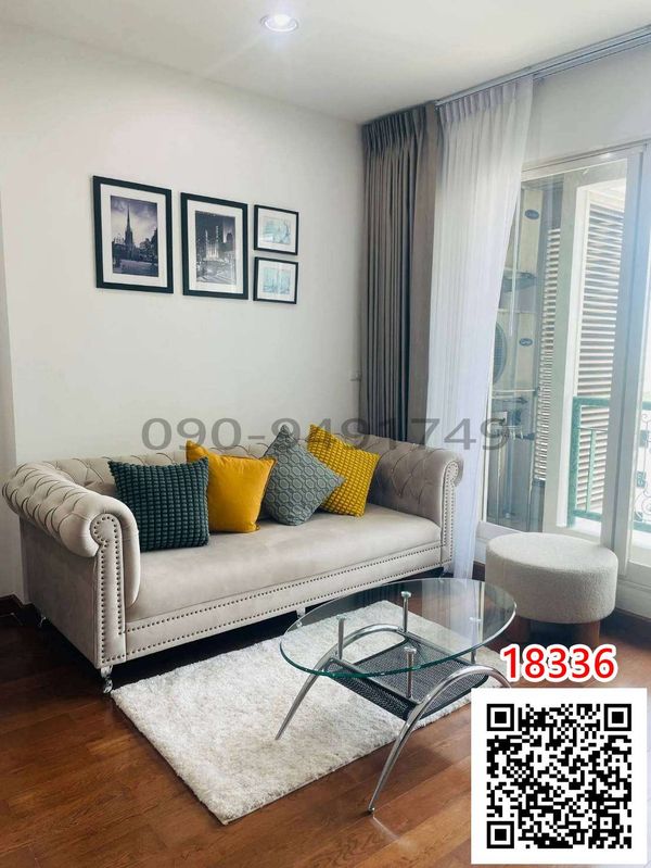 Condo for rent, The Address Chidlom (The Address Chidlom), Building A, 16th floor, near BTS Chidlom.