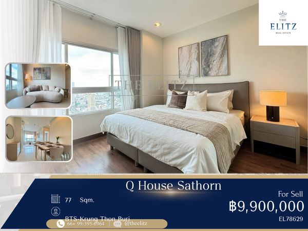 ✨ Newly Renovated Masterpiece | Prime Sathorn CBD location | Direct skywalk connection to BTS- Krung Thonburi ✨