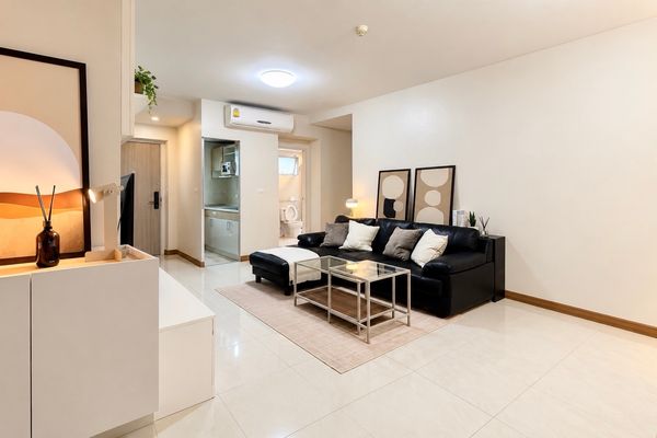 Condo 82 sq m, 2 bedrooms, Ekamai-Thonglor area — rent only 25,000 baht 🔥