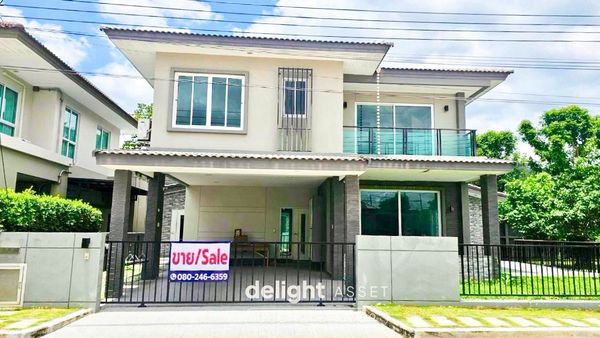 For Sale! 2-Storey House in Casa Legend Rama 5-Ratchapruek, Size 71.5 Sq.w., 4 Bedrooms 4 Bathrooms, Fully Renovated