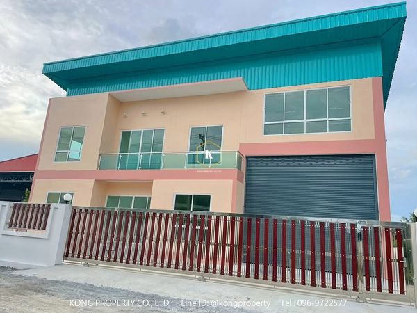 Factory for sale, purple area, Rai Khing, Sam Phran, Nakhon Pathom, area 1 rai, high standard structure.
