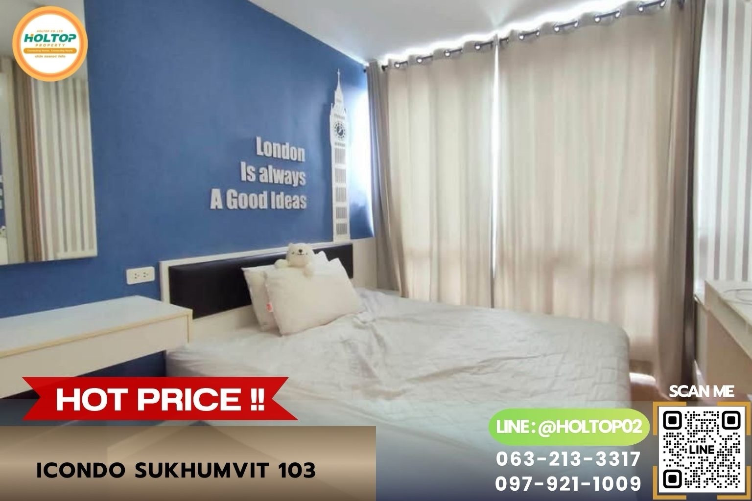 #Z6355 ให้เช่าคอนโด iCondo Sukhumvit 103