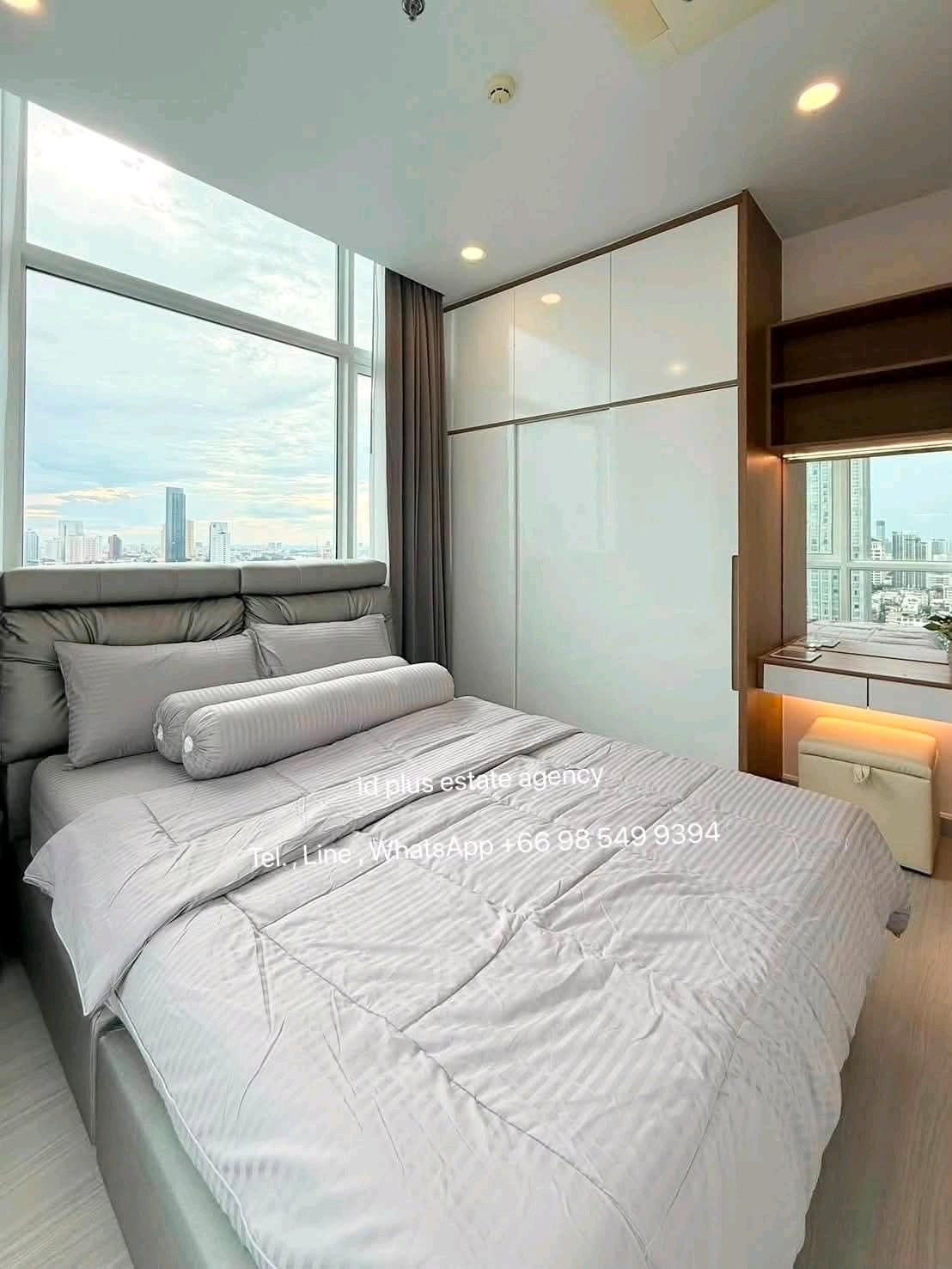 🏢 Condo room for Rent | Supalai Premier Si phraya-Samyan @ 🚶🏻‍♂️walk 7 mins. to MRT Samyan @  📍 Location: Si Phraya-Samyan  💰 Rental Price: 52k.  📐 Size: 73 sq.m  🛏️ Type: 2 bedrooms 2 bathrooms  🏙️ Floor:  19   – รูปที่ 3