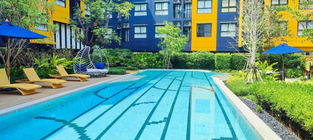 Bangkok University Rangsit Campus 600m. D Condo Shine Rangsit KhlongLuang 1bed 1bath 26sq.m. room on – รูปที่ 2