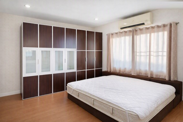 RIS ร่มเกล้า2-6 มีนบุรี บ้านเดี่ยว 2 ชั้น 3นอน 2น้ำ วิวสวน 50ตร.ว. 128ตร.ม. พร้อมเฟอร์ฯ และเครื่องใช้ไฟฟ้าครบ สุวรรณภูมิ เฟส 2 – รูปที่ 2