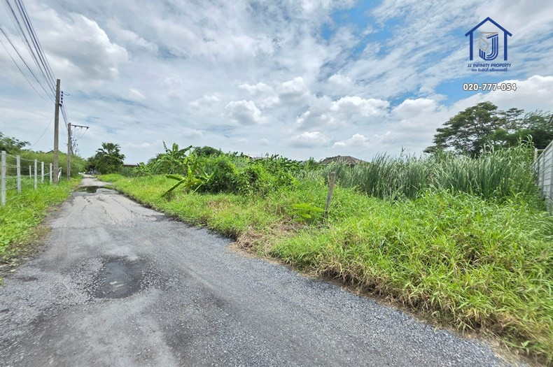 Land for sale, already filled, 200 sq m, Soi Sai Mai 75, Phahon Yothin 54/1, Intersection 10, near BTS Khu Khot. – รูปที่ 3