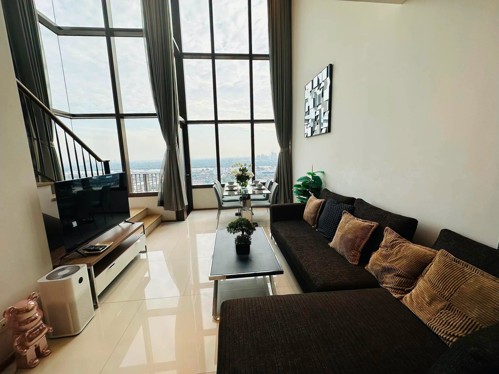 FOR  RENT📍 The Emporio Place Beautiful Duplex  83 sqm. in Sukhumvit24 ปล่อยเช่าเพียง ฿ 55,000/ 12 เดือน  – รูปที่ 3
