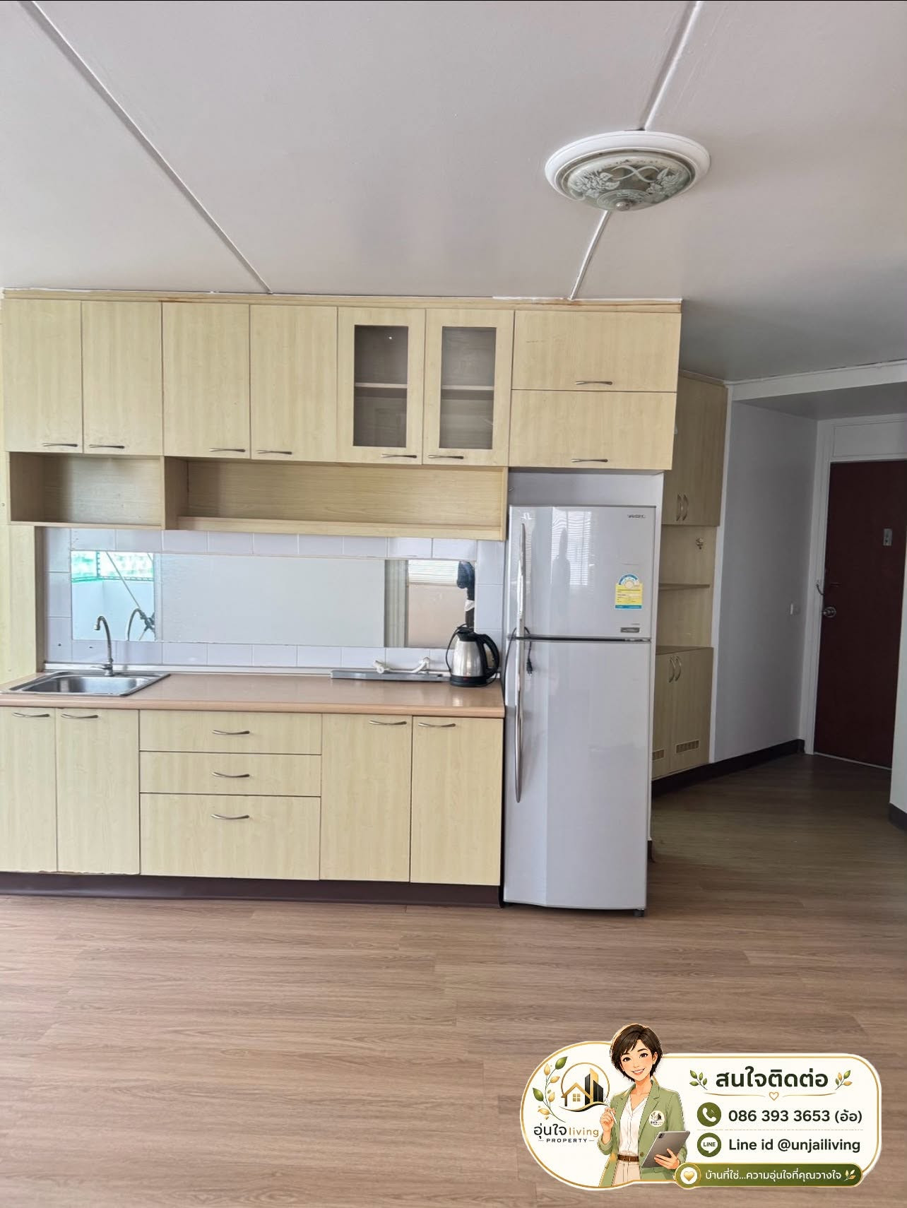 🔥 ห้องใหญ่ 40 ตร.ม. เช่าคอนโดเมืองทองธานี ตึก T4 ชั้น 10 | ห้องมุม | ทิศเหนือ แต่ราคาเช่าสบาย!  – รูปที่ 3