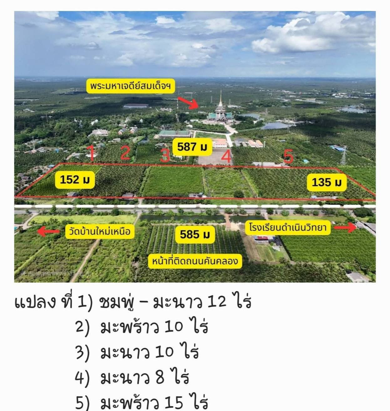 ขายที่ดินสวน ติดหลังวัดหลวงพ่อสด ด้านหน้าติดถนนคลองชลประทาน อำเภอดำเนินสะดวก จังหวัดราชบุรี ขายที่ดินสวน ติดหลังวัดหลวงพ่อสด ด้านหน้าติดถนนคลองชลประทาน อำเภอดำเนินสะดวก จังหวัดราชบุรี