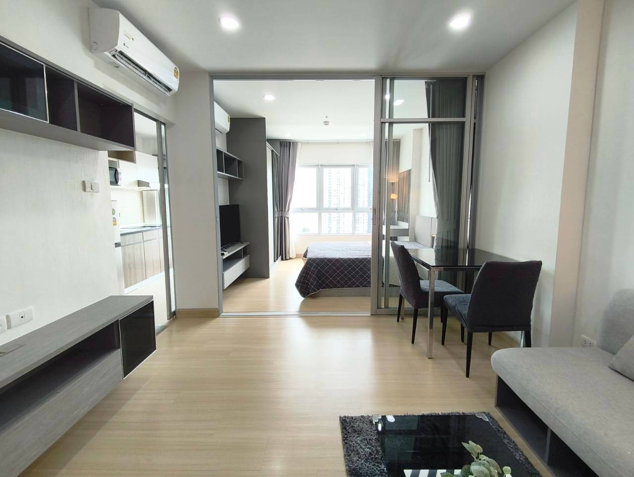 PFD-09064 Condo for rent Supalai Veranda Sukhumvit 117, fully furnished, ready to move in, near BTS Pu Chao 🏙️